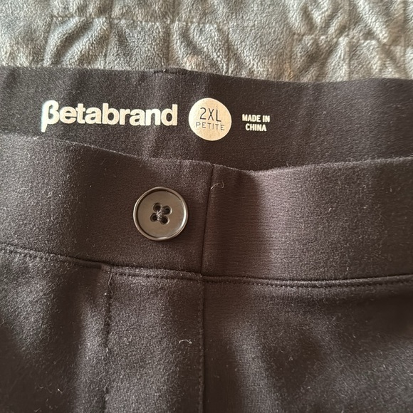 Betabrand Straight Leg Classic Dress Pant Yoga - Picture 7 of 12
